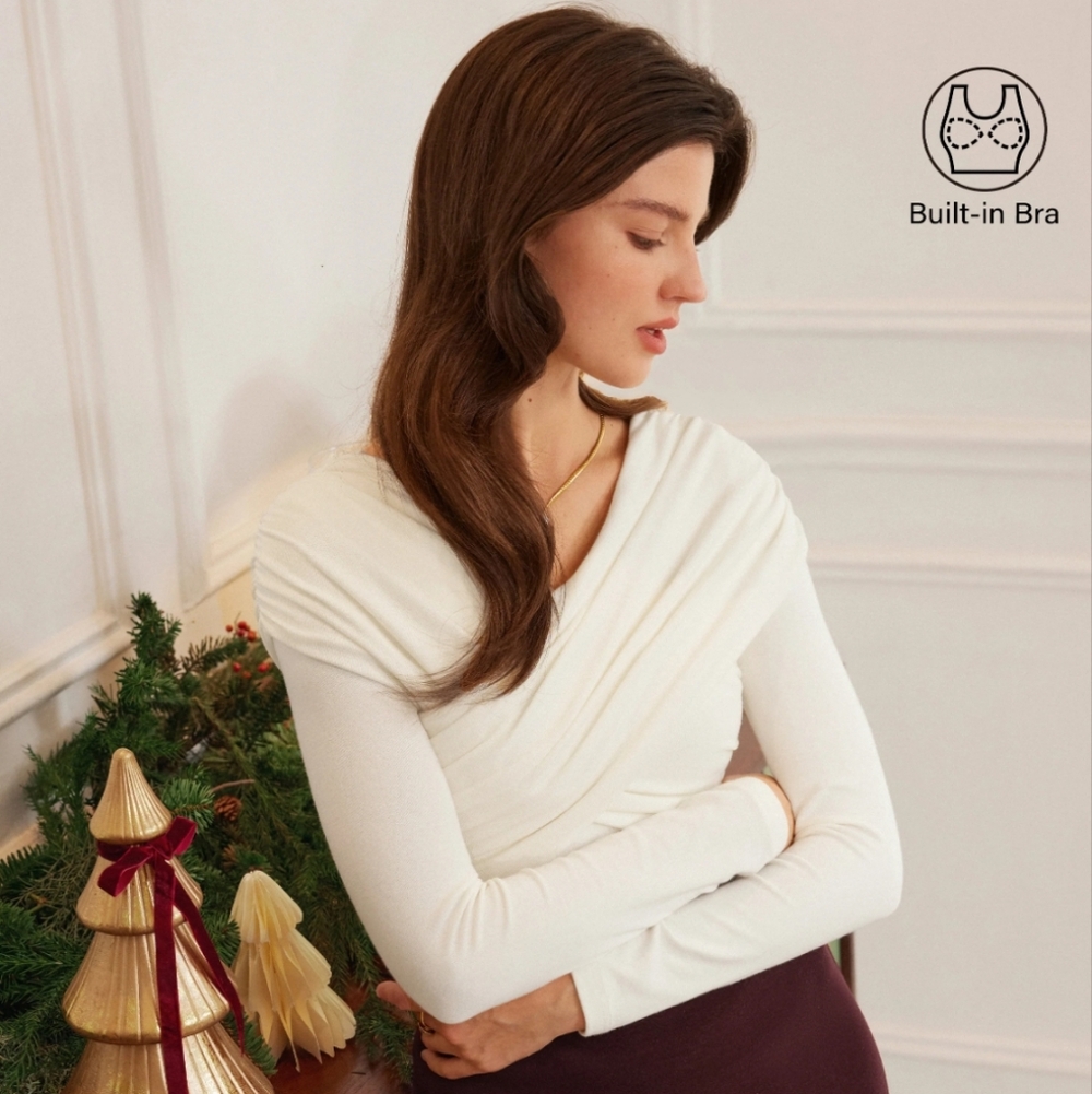 OGL Rich Burgundy Off-Shoulder Top